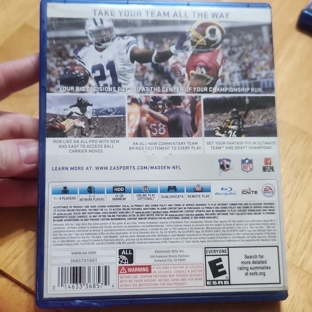 PS4 Madden NFL 17